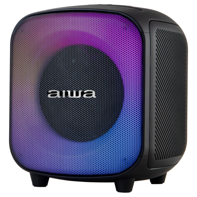 Bluetooth Aiwa Portatil 40w Con Función Tws Aw-b81 Negro
