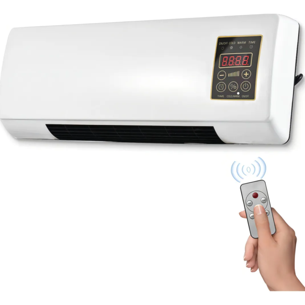 Aire Acondicionado Calefactor De Pared Frio Calor 2 En 1 Col Color Blanco