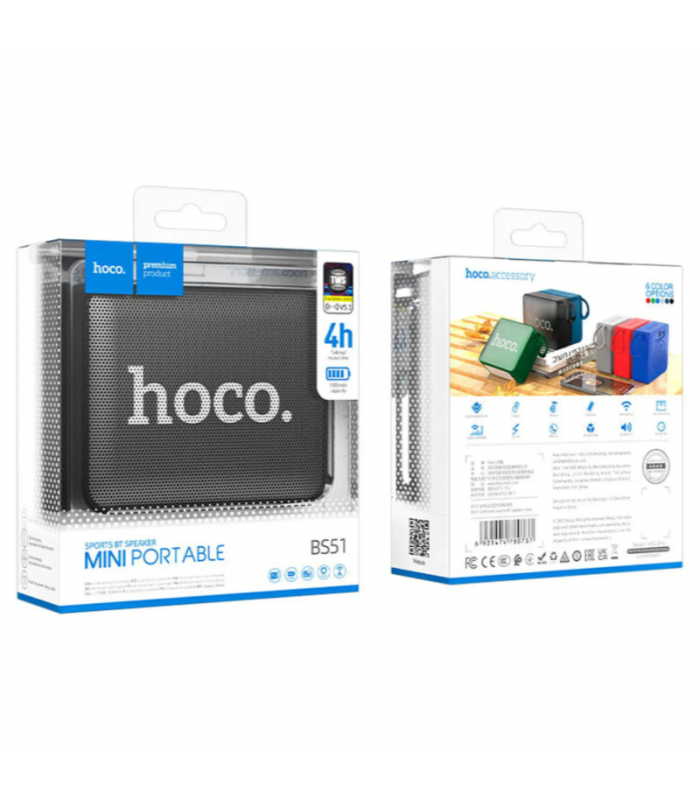 Parlante Bluetooth Mini Hoco BS51 5W Negro - Image 2